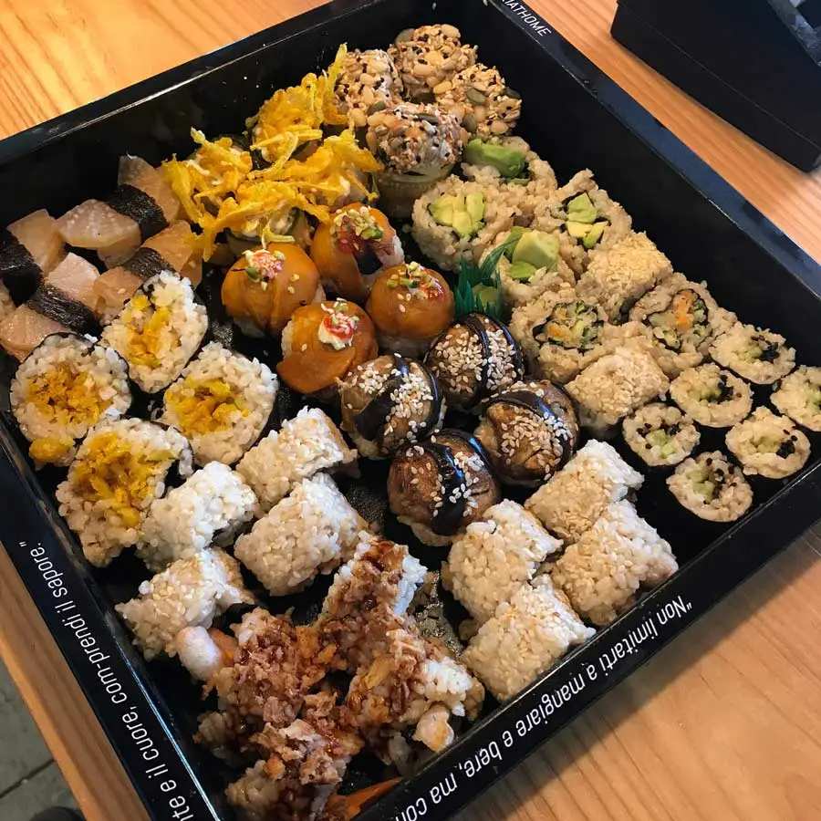 sushi vegano brescia asporto